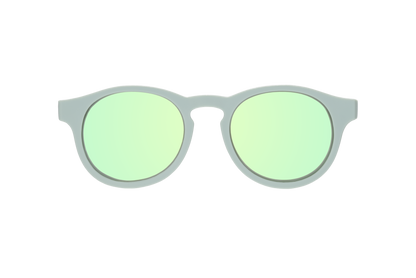 Babiators - Baby and Kids Polarized Keyhole Sunglasses: Seafoam Blue | Seafoam Mirrored Lens