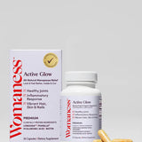 Womaness - Active Glow - Beauty & Joint Support Supplement: 30 capsules