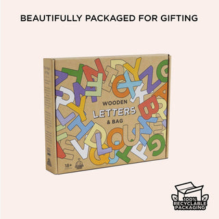 Le Toy Van - Wooden Alphabet Set & Bag