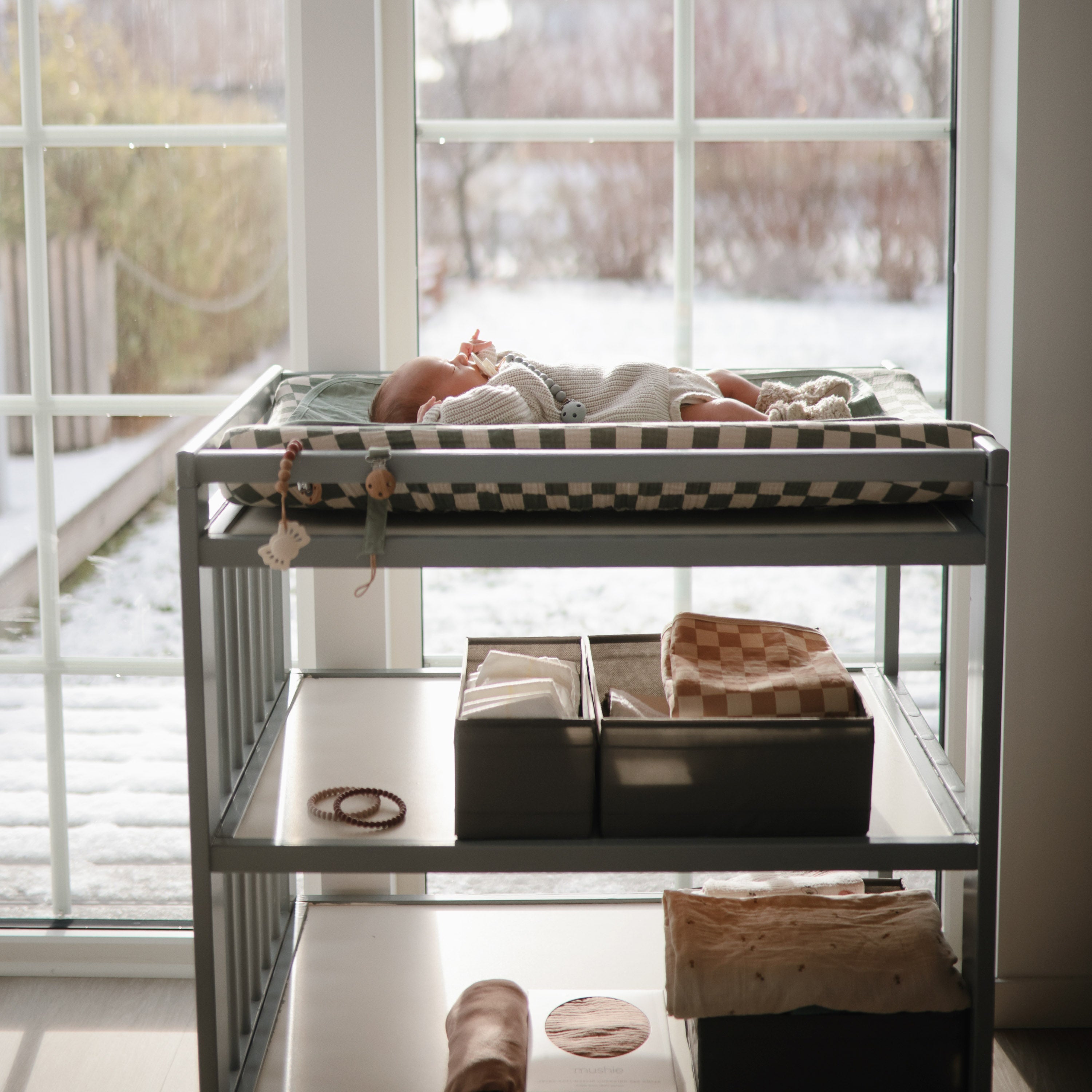 Image of Extra Soft Muslin Changing Pad Cover