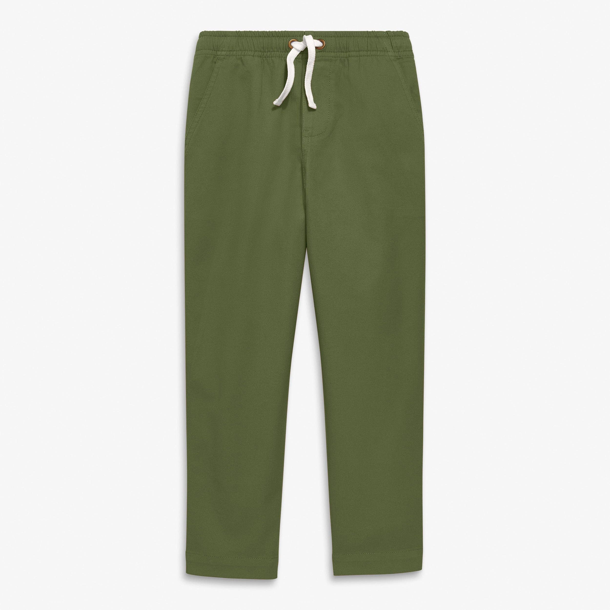 Primary - Kids stretch chino drawstring pant