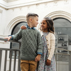 Image of Organic Raglan Fisherman Sweater