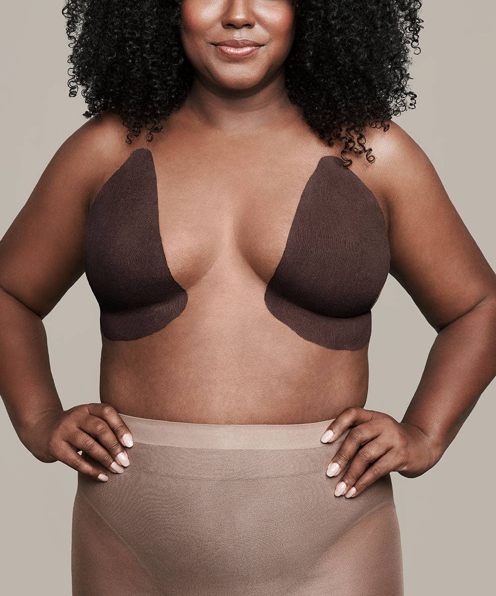 NOOD - Game Changer | Lift & Shape Adhesive Hemp Bra: No 5 Soft Tan / 4