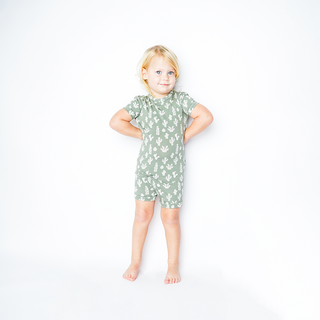 Emerson and Friends - Stay Sharp Bamboo Short Sleeve Kids Pajama Shorts Set: 6-7T