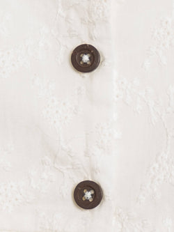 Image of Colored Organics - Organic Elowyn Eyelet Ruffle Bubble Romper