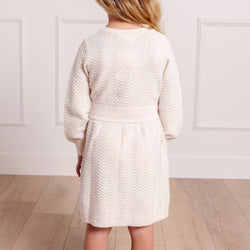 Image of Balloon Sleeve Sweater Dress