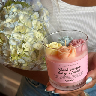 THE GOLDEN GIRLS FLOWER CANDLE