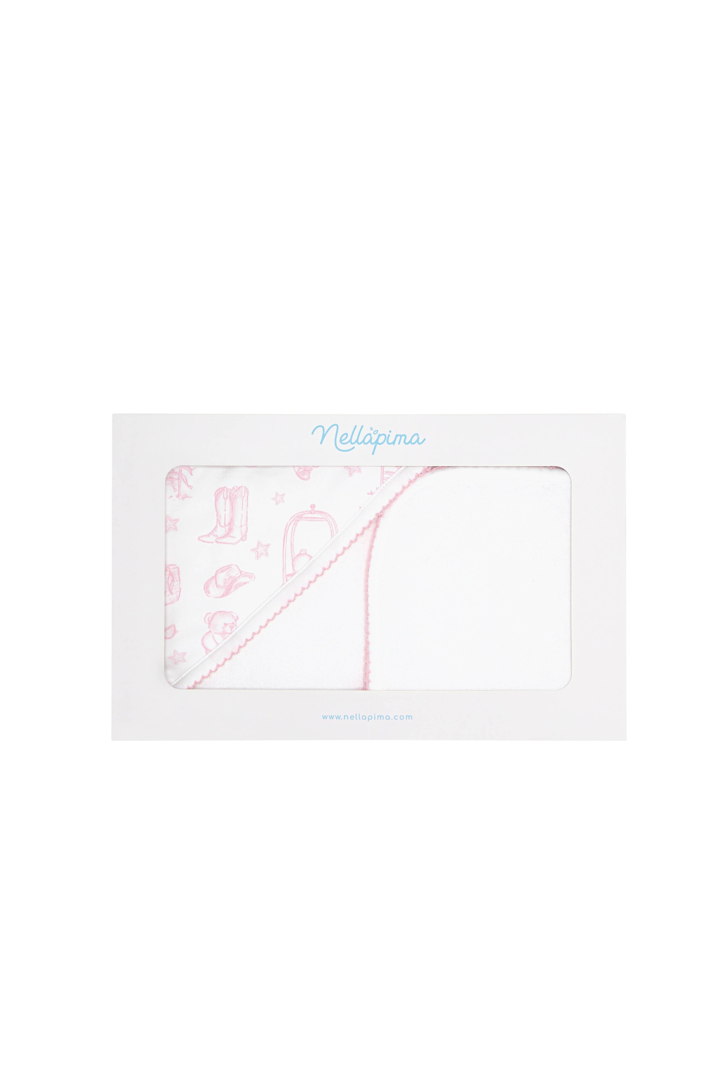 Nellapima - Pink Lone Star Toile Towel