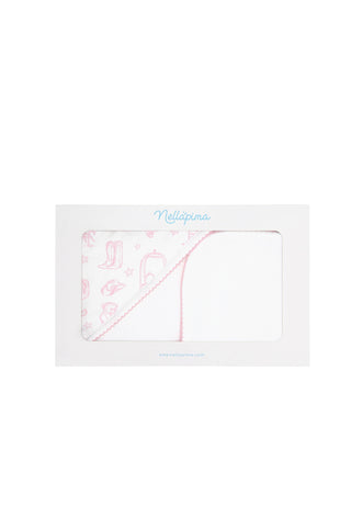 Nellapima - Pink Lone Star Toile Towel