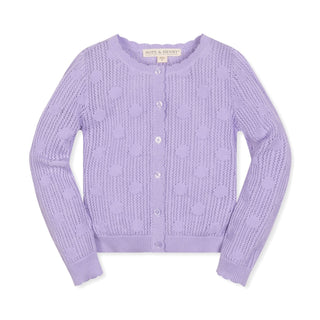 Organic Scallop Edge Cardigan