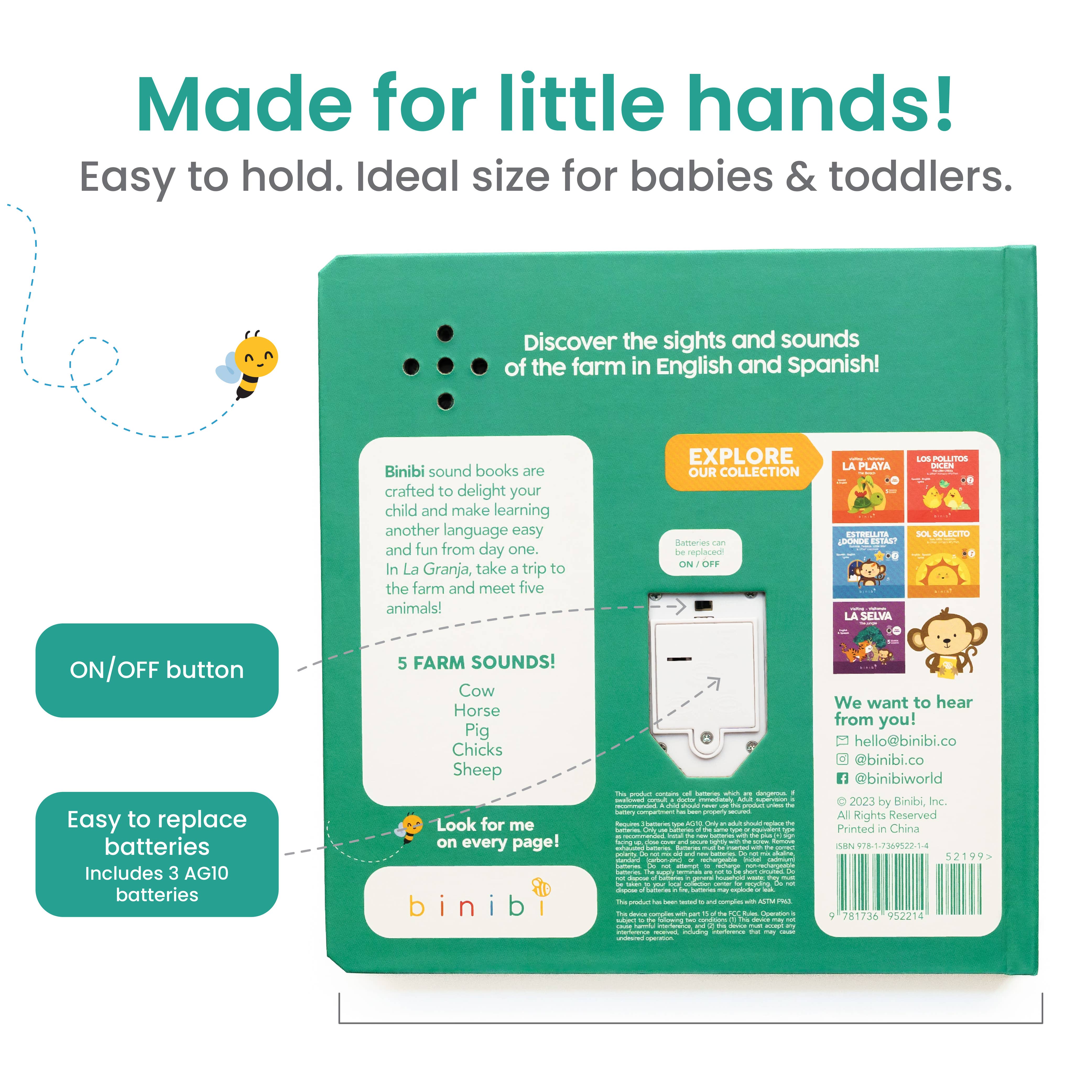 Image of Bilingual Sound Book: Farm Animal Sounds