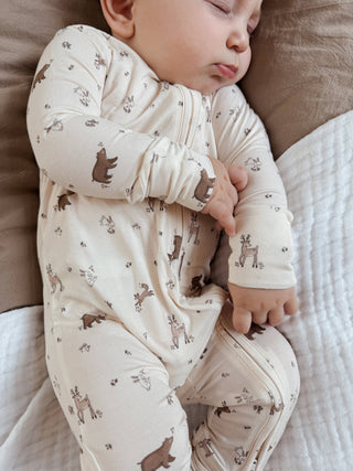 Luna + Luca - Woodland Forest Bamboo Jumpsuit