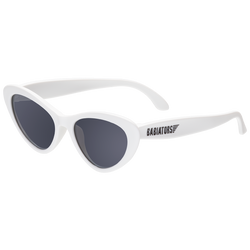 Image of Babiators - Wicked White Kids Cat-Eye Kids Sunglasses ( UV Protection): Age 3-5 / Cat Eye