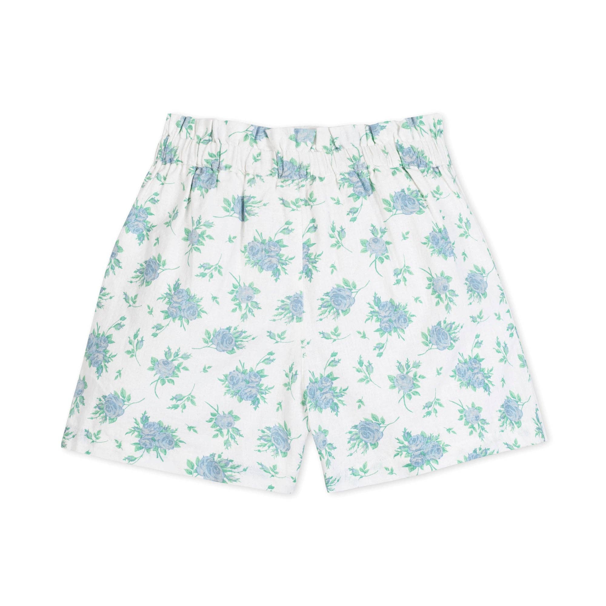Image of Hope and Henry - Linen Pull-On Paperbag Shorts