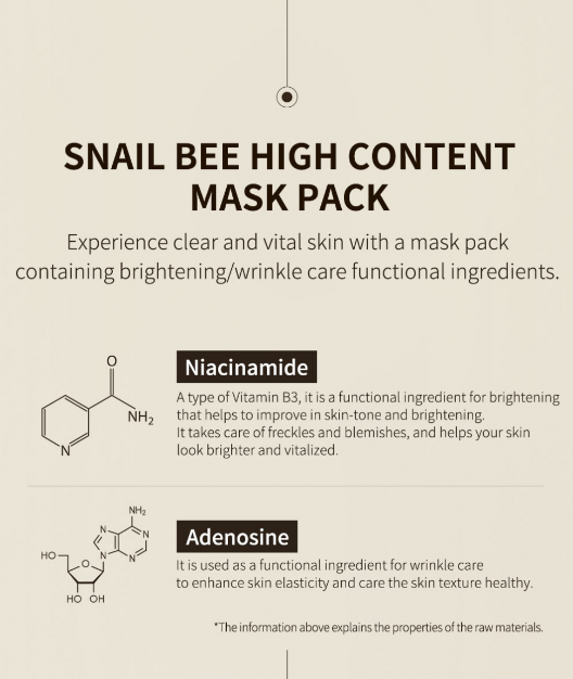 BENTON Snail Bee High Content Sheet Mask
