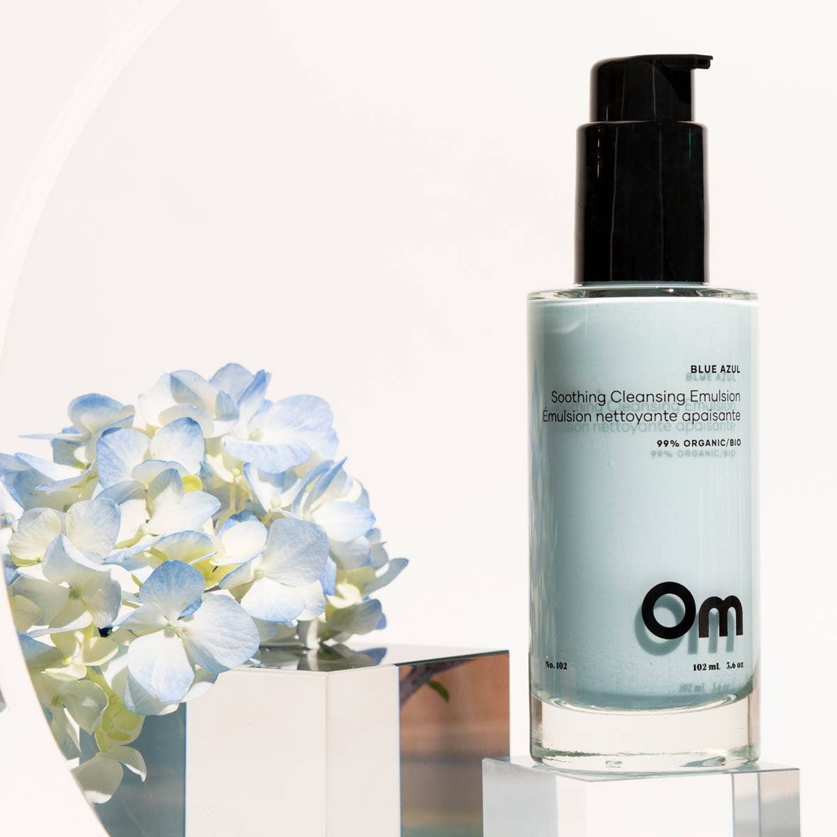 Om Organics Skincare - Blue Azul Soothing Cleansing Emulsion: Full Size - 102 ml