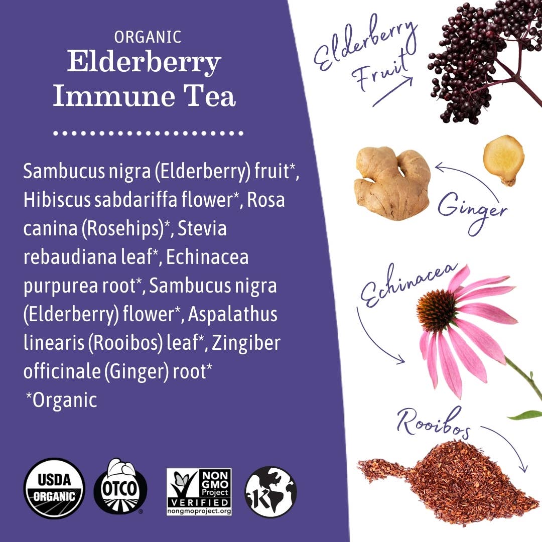 Image of Organic Elderberry Immune Tea