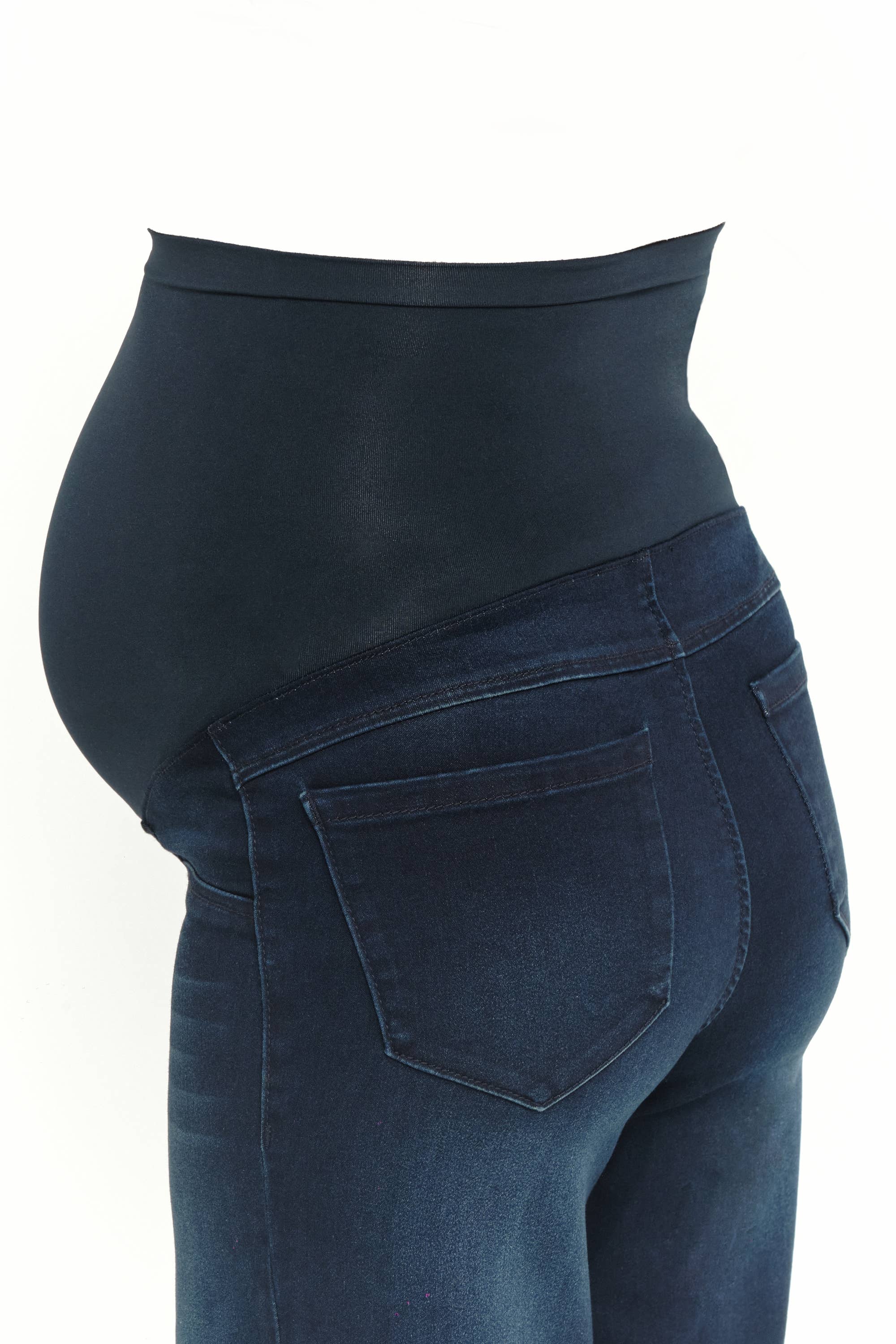 1822 Denim - Maternity 32" Better Butter Wide Leg Jean in Yanique