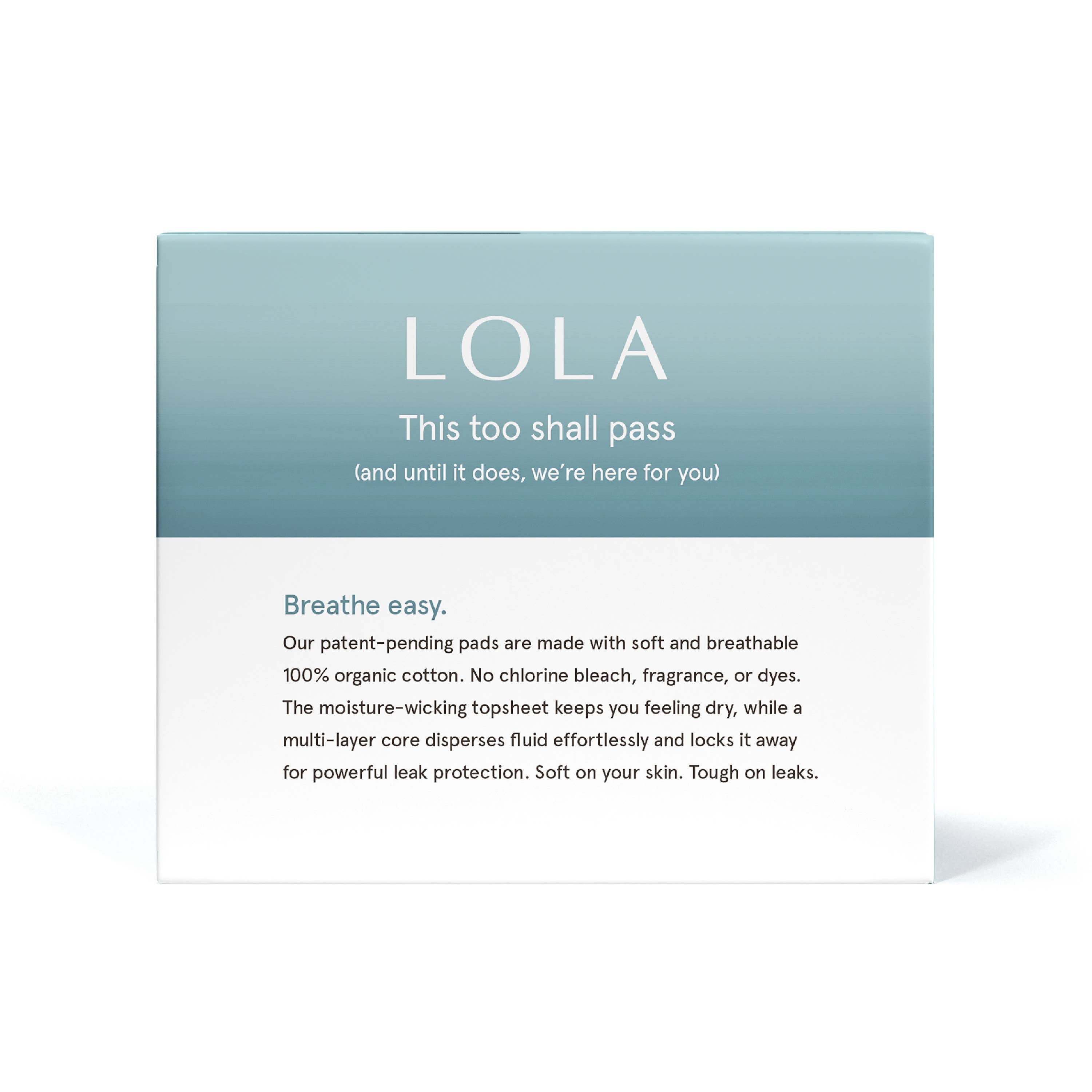 Image of LOLA - 20ct Ultra Thin Pads w/ Wings, Heavy