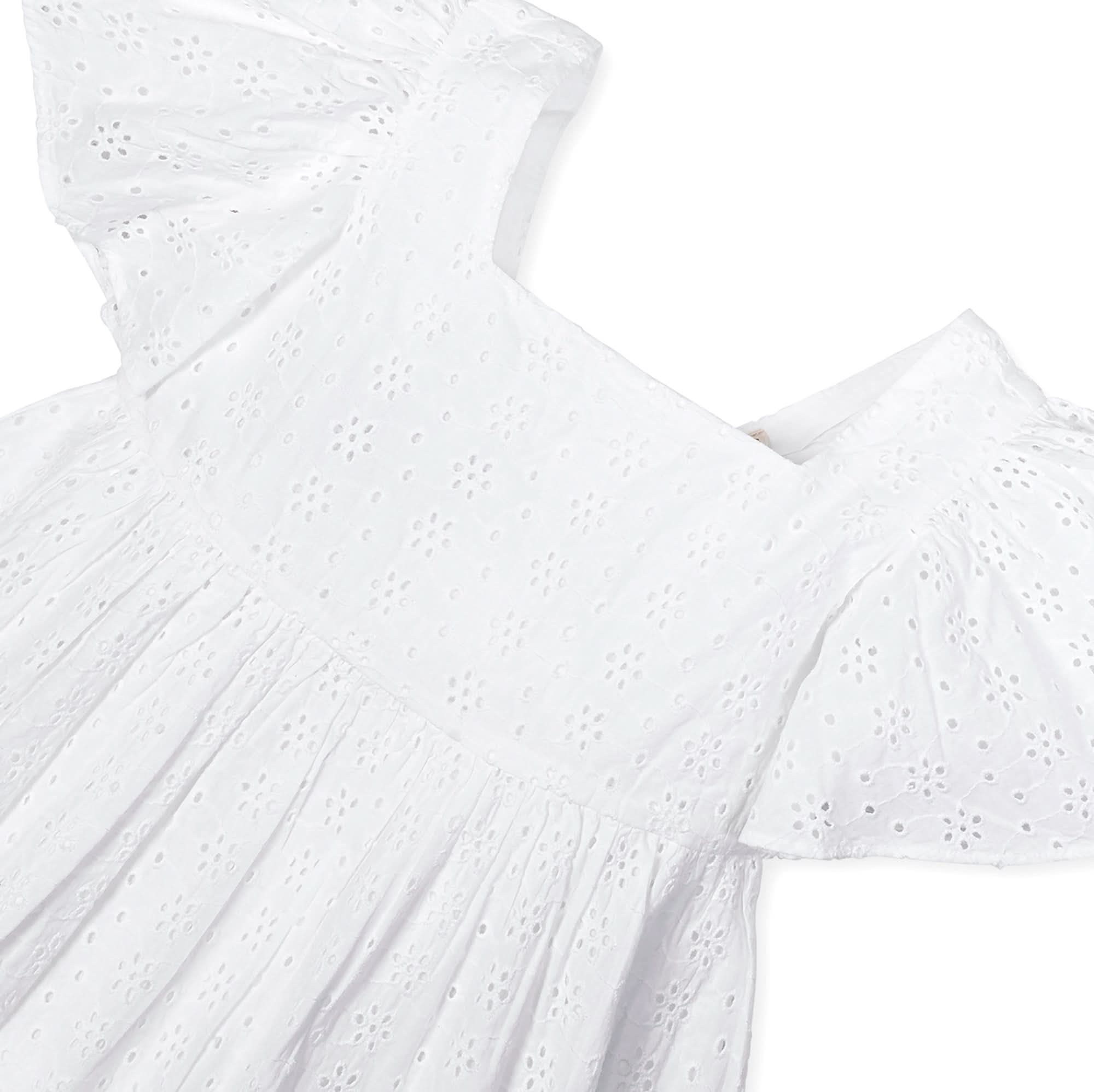 Hope and Henry - Flutter Sleeve Organic Empire Dress
