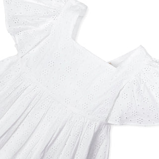 Hope and Henry - Flutter Sleeve Organic Empire Dress
