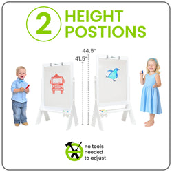 Image of Little Partners - Peek-A-Boo Art Easel - Transparent Art Easel