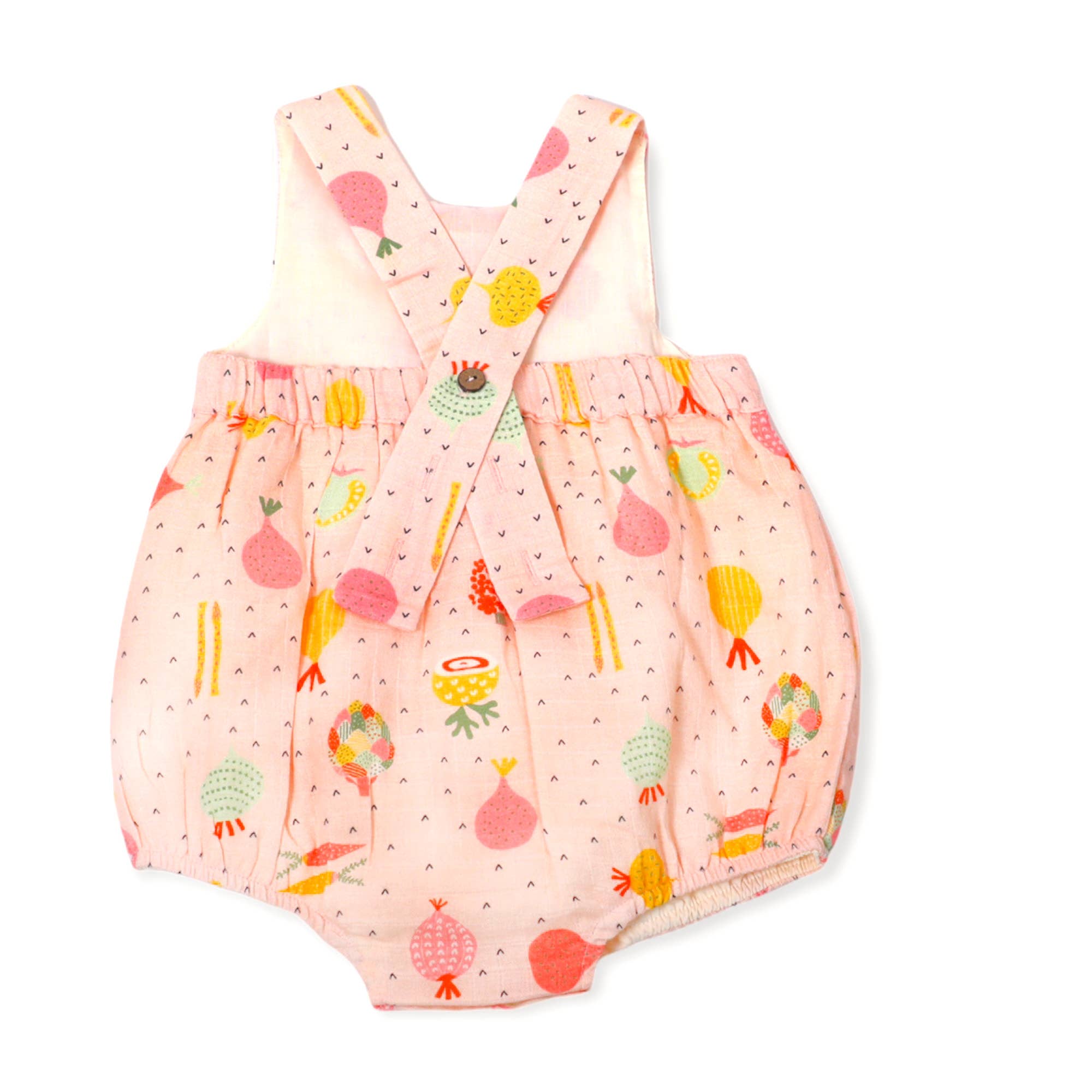 Veggie Salad Peter Pan Bubble Baby Romper