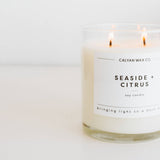 Calyan Wax Co. - Seaside + Citrus Glass Tumbler Soy Candle