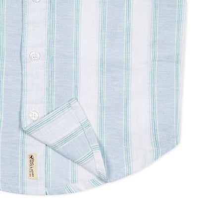 Hope and Henry - Linen Short Sleeve Button Down Shirt