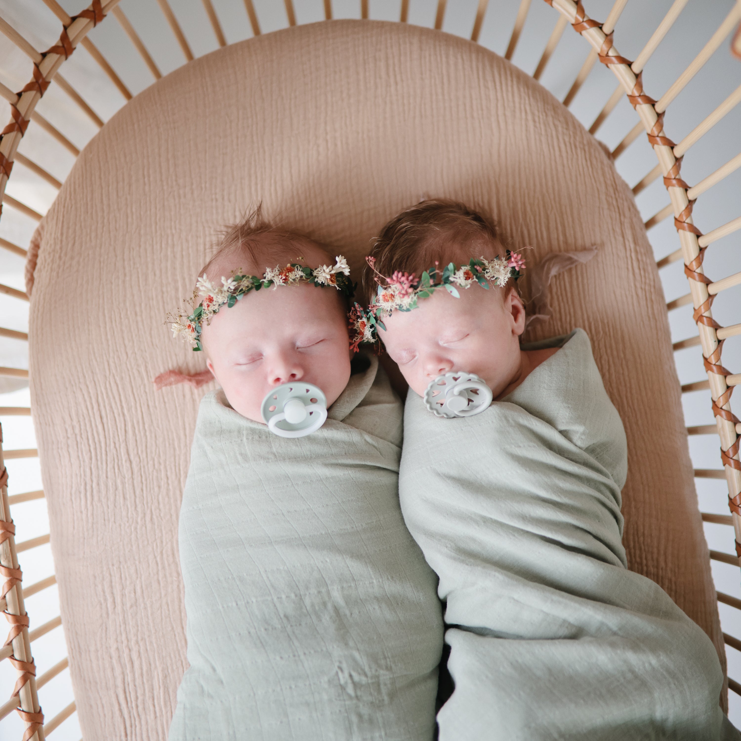 Image of Mini Muslin Crib Sheet