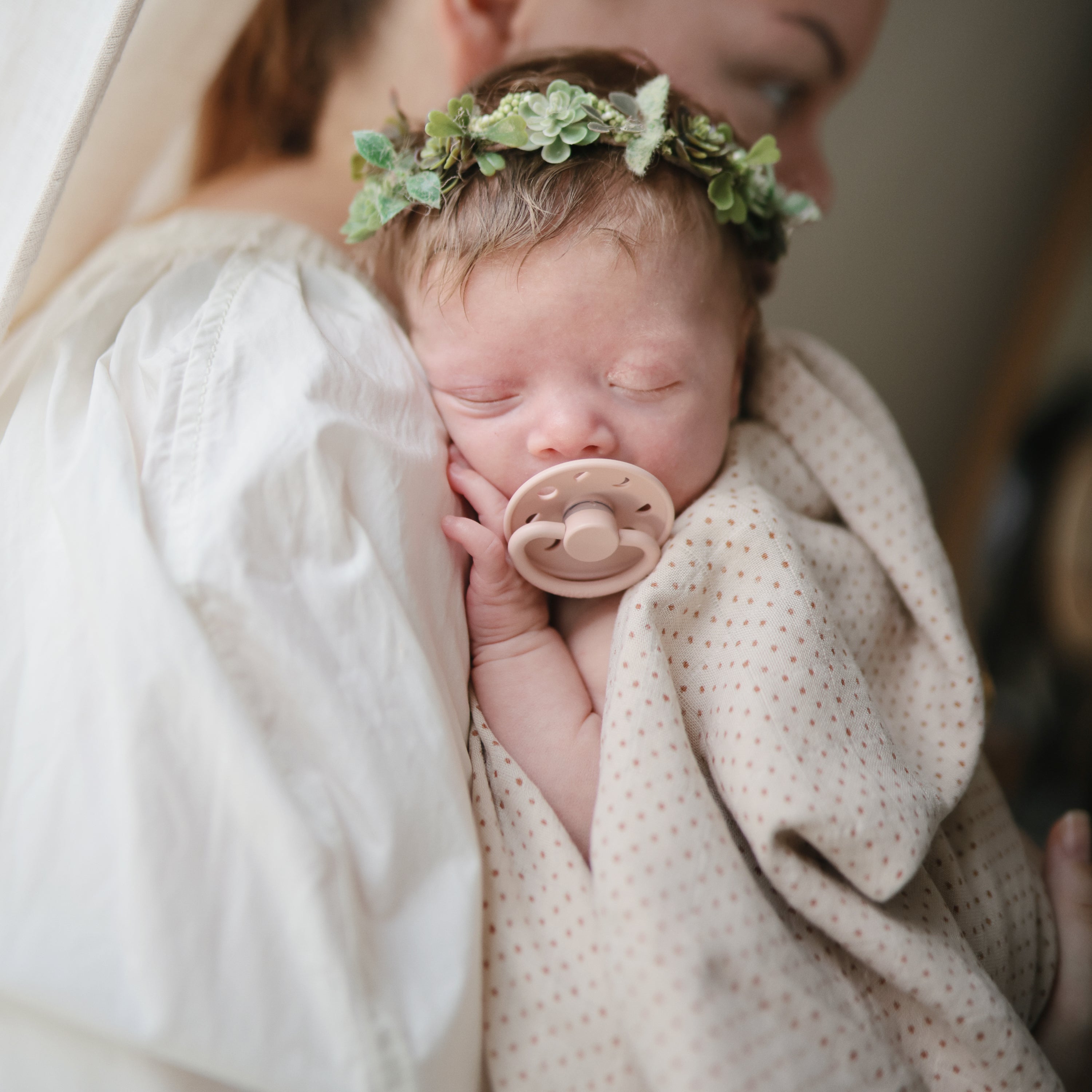 Image of Organic Cotton Muslin Swaddle Blanket