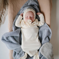 Image of Organic Cotton Baby Hooded Towel