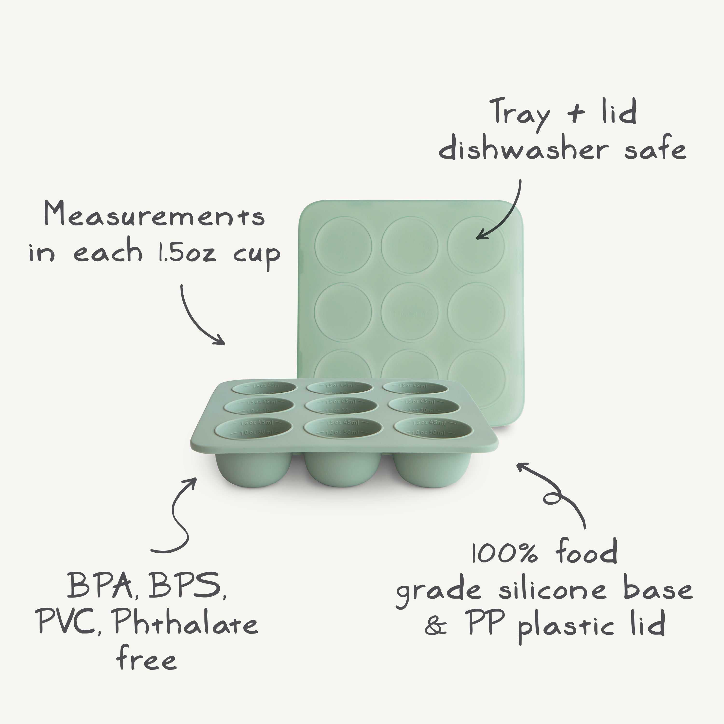 Image of Baby Food Freezer Tray