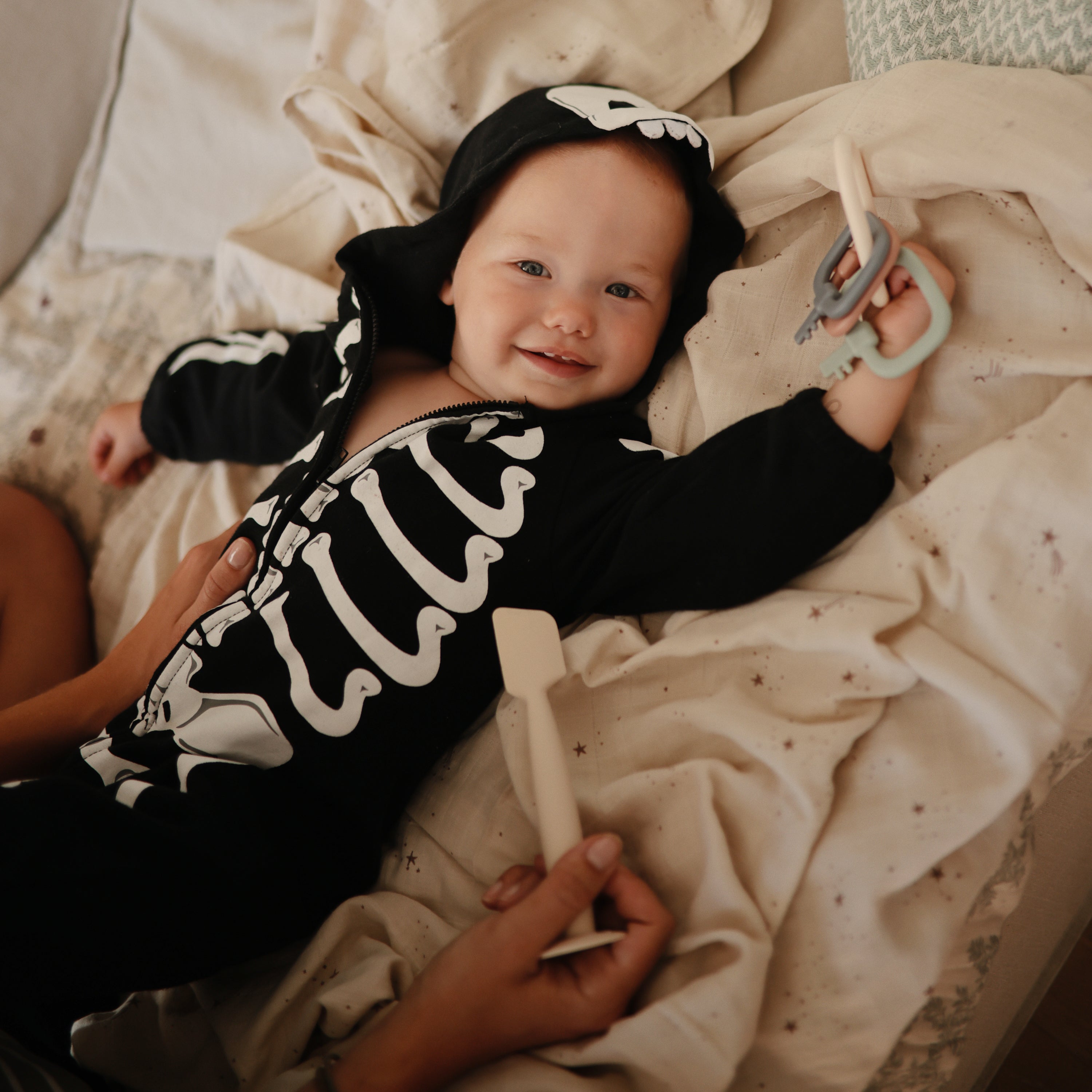 Image of Organic Cotton Muslin Swaddle Blanket