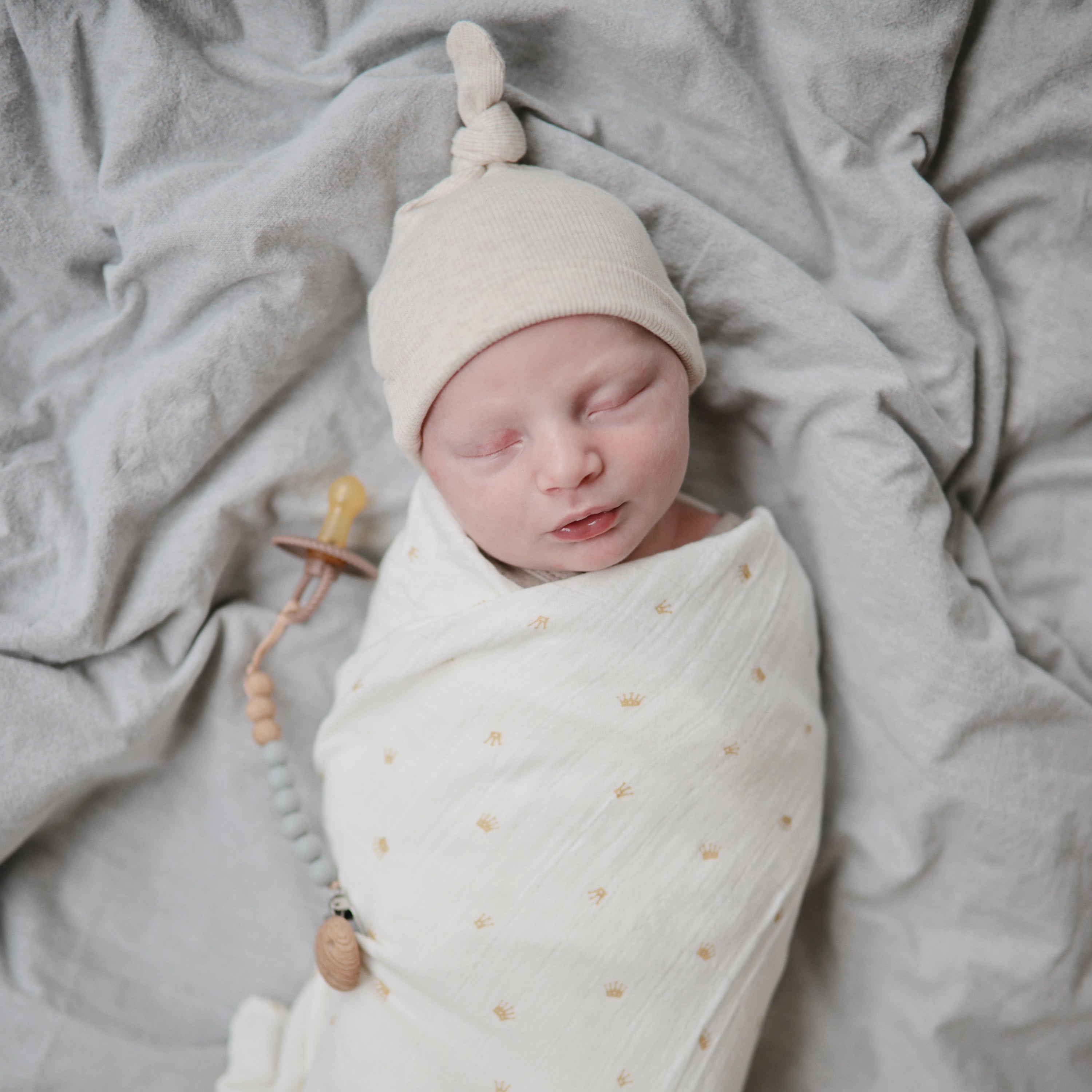 Image of Organic Cotton Muslin Swaddle Blanket