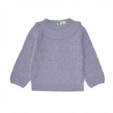 Baby Pointelle Sweater - Lavender