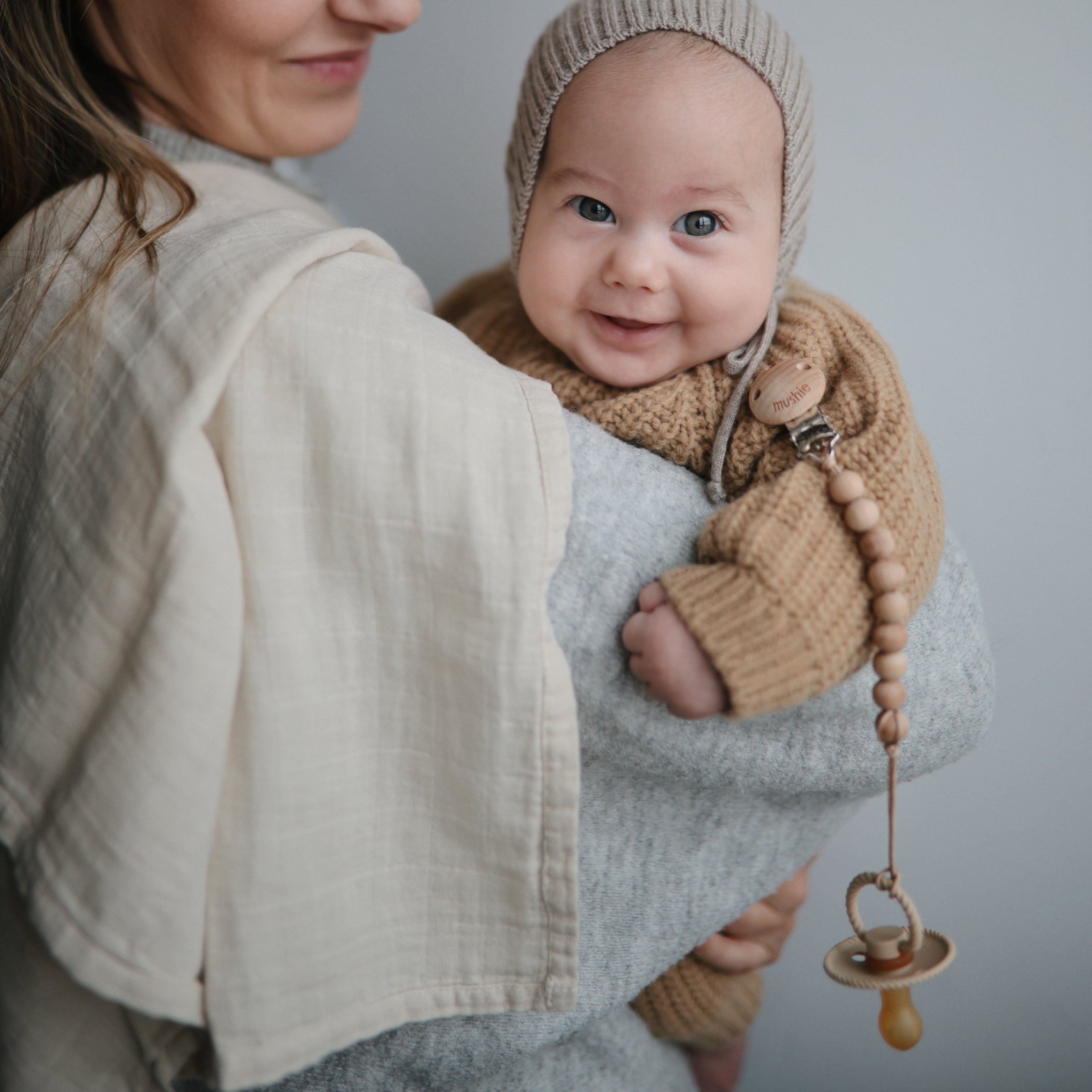 Image of FRIGG Rope Natural Rubber Pacifier 2-Pack