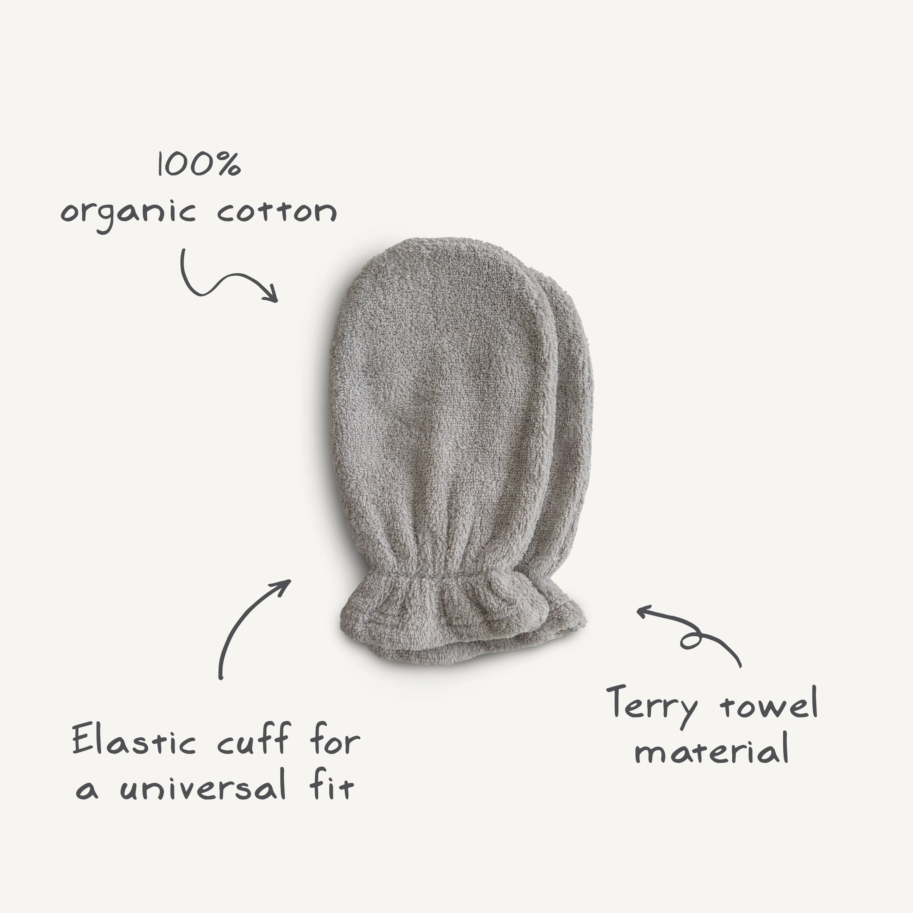 Image of Organic Cotton Bath Mitt 2-Pack
