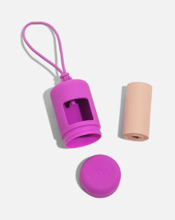 Image of Wild One - Poop Bag Carrier Dispenser for Pets & Dogs: Blush