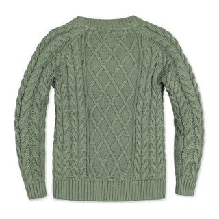 Organic Raglan Fisherman Sweater