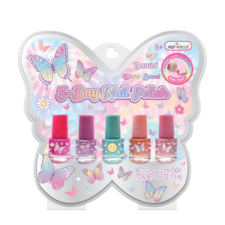 5 Day Nail Polish, Tie Dye Butterfly