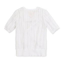 Image of Hope and Henry - V-Neck Pointelle Sweater