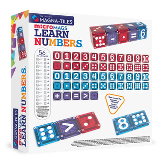 Magna-Tiles - MicroMAGS LEARN Numbers™ 56 Piece Set