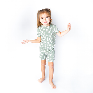 Emerson and Friends - Stay Sharp Bamboo Short Sleeve Kids Pajama Shorts Set: 6-7T