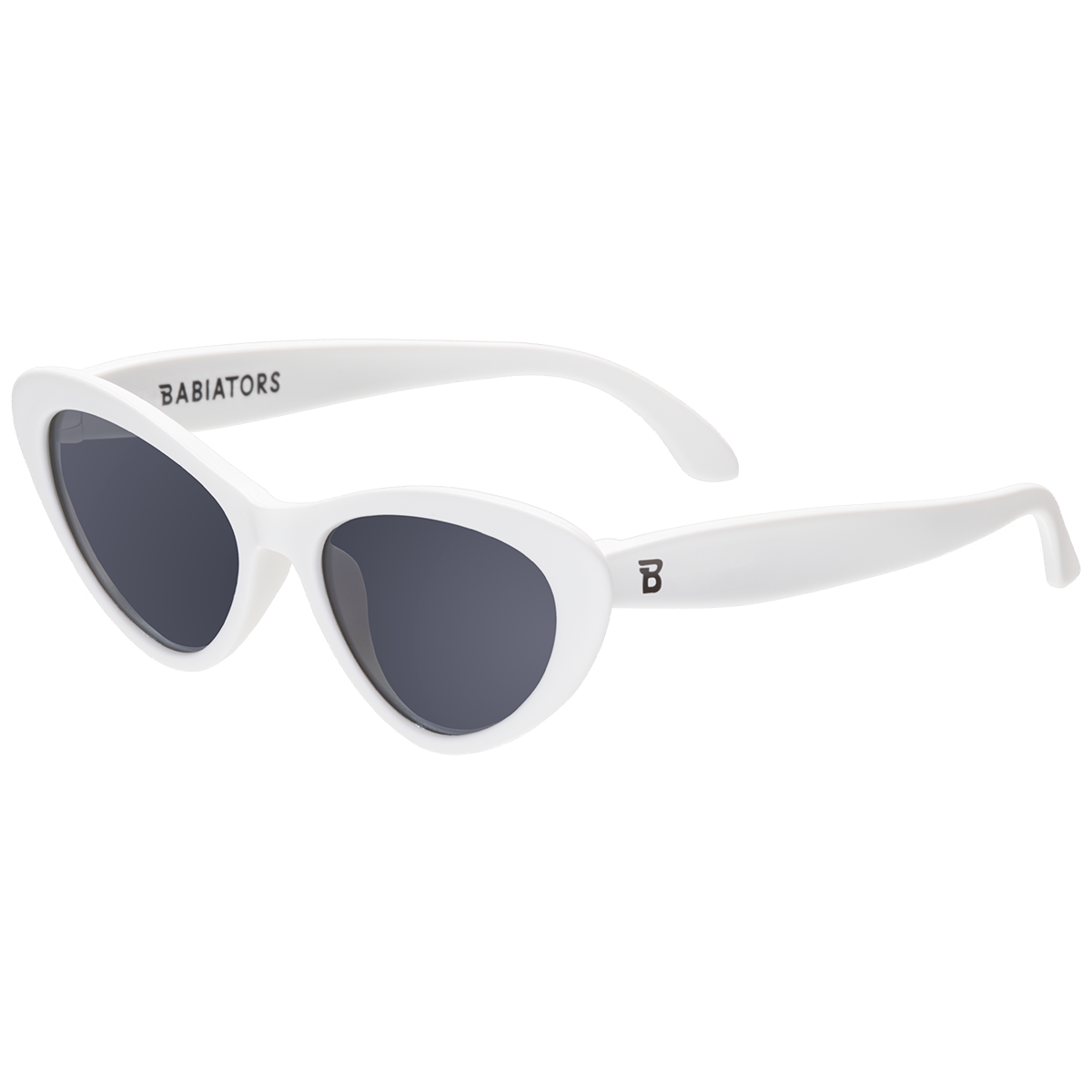Image of Babiators - Wicked White Kids Cat-Eye Kids Sunglasses ( UV Protection)