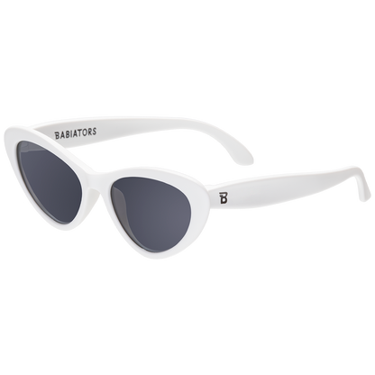 Babiators - Wicked White Kids Cat-Eye Kids Sunglasses ( UV Protection)
