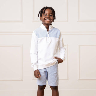 Hope and Henry - Organic Seersucker Short