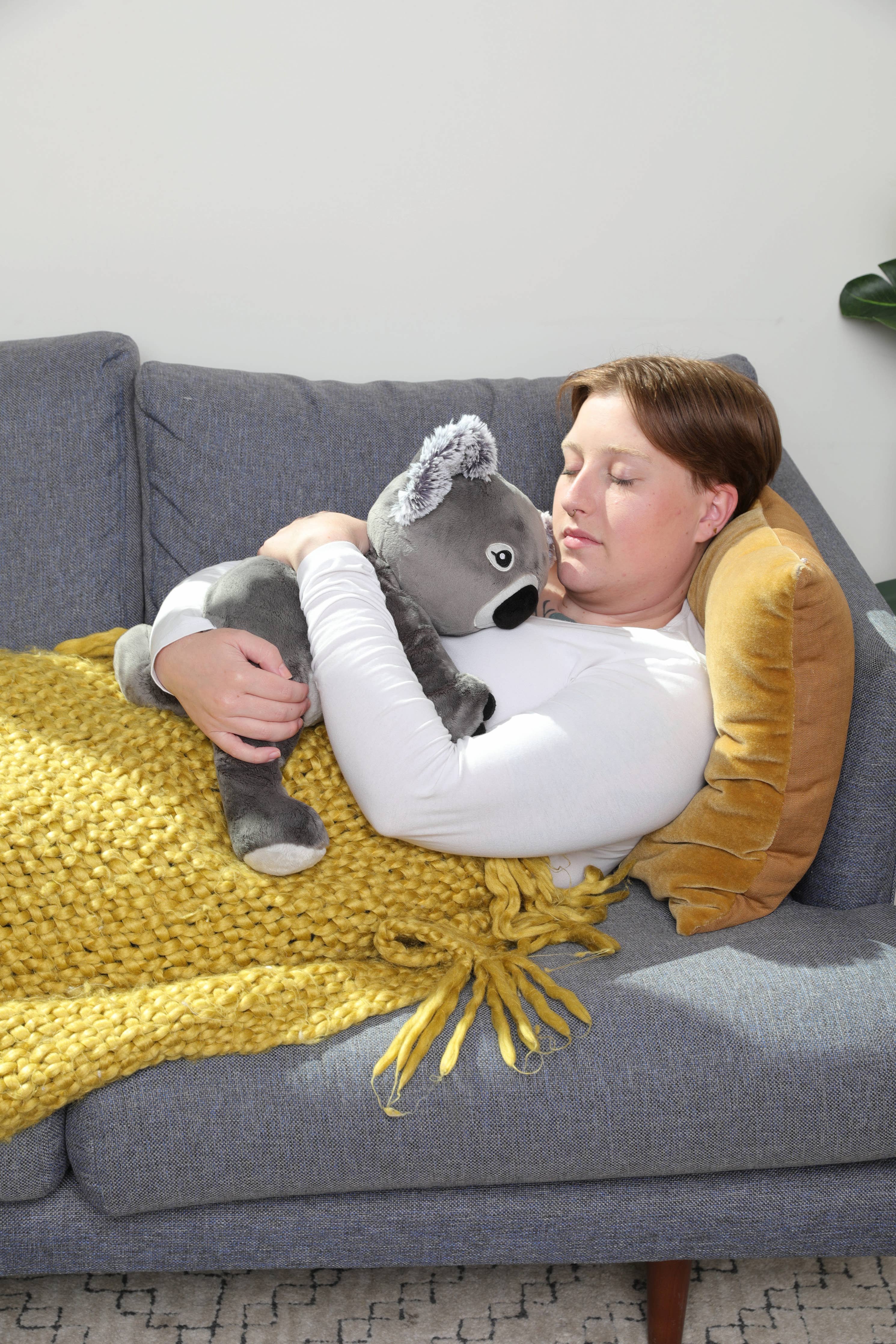 Image of Hugimals World - Quinn the Koala 4.5 lb Weighted Plush Anxiety: Kids & Adults