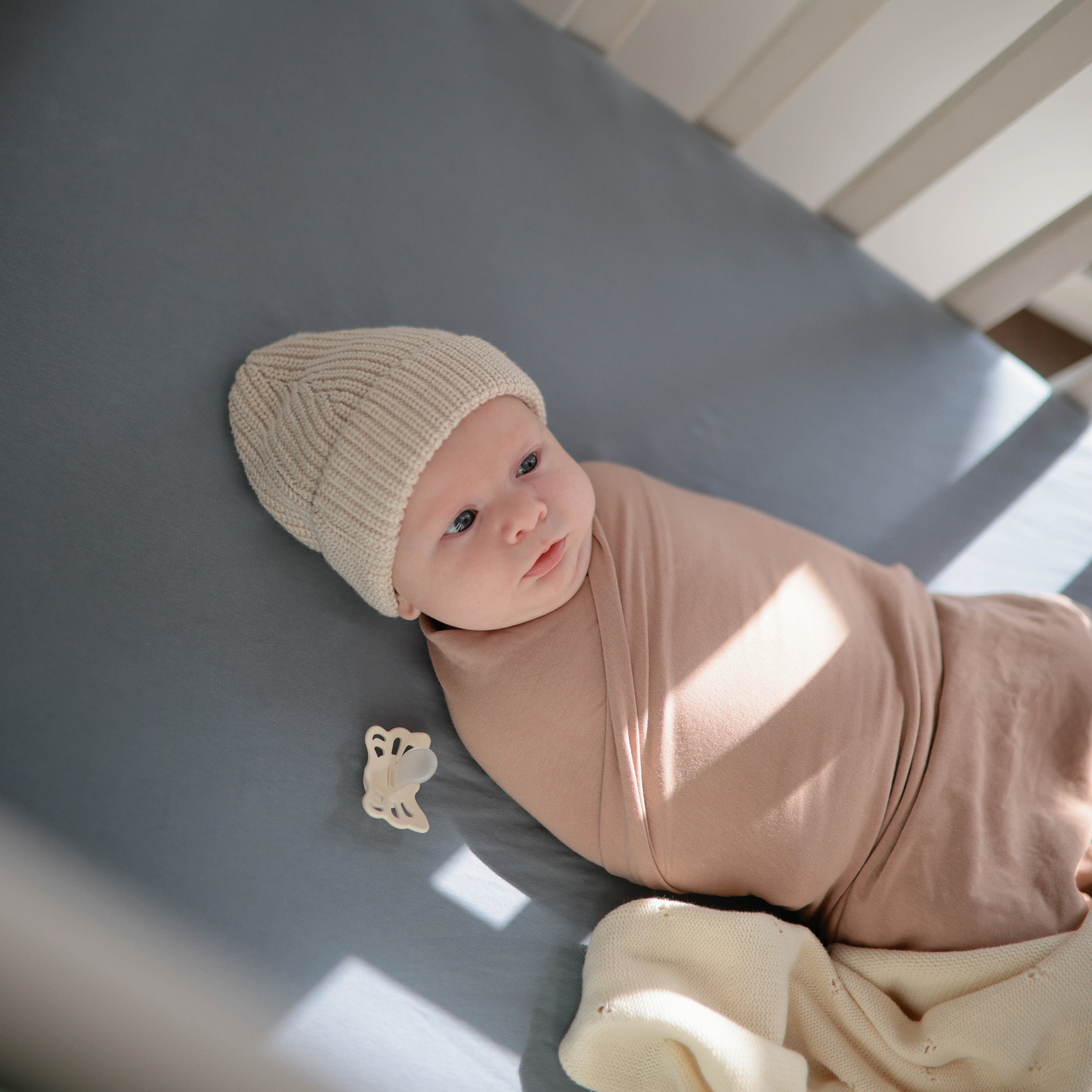 Image of Mini Muslin Crib Sheet