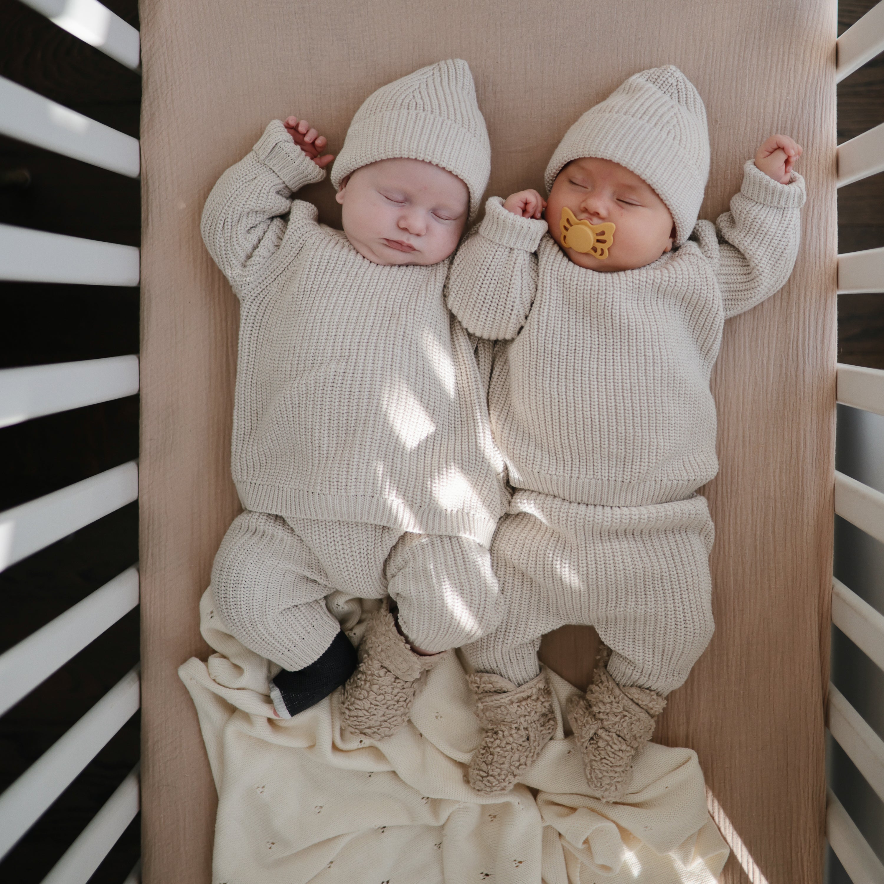 Image of Mini Muslin Crib Sheet